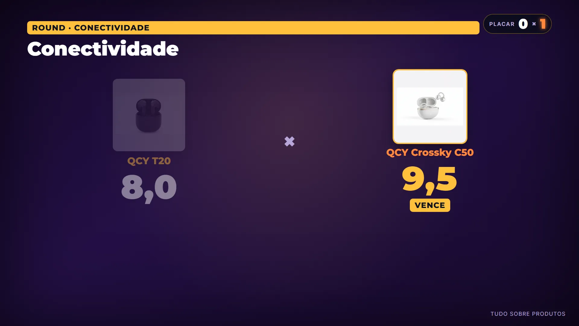 Conectividade: O QCY Crossky C50 vence com folga.