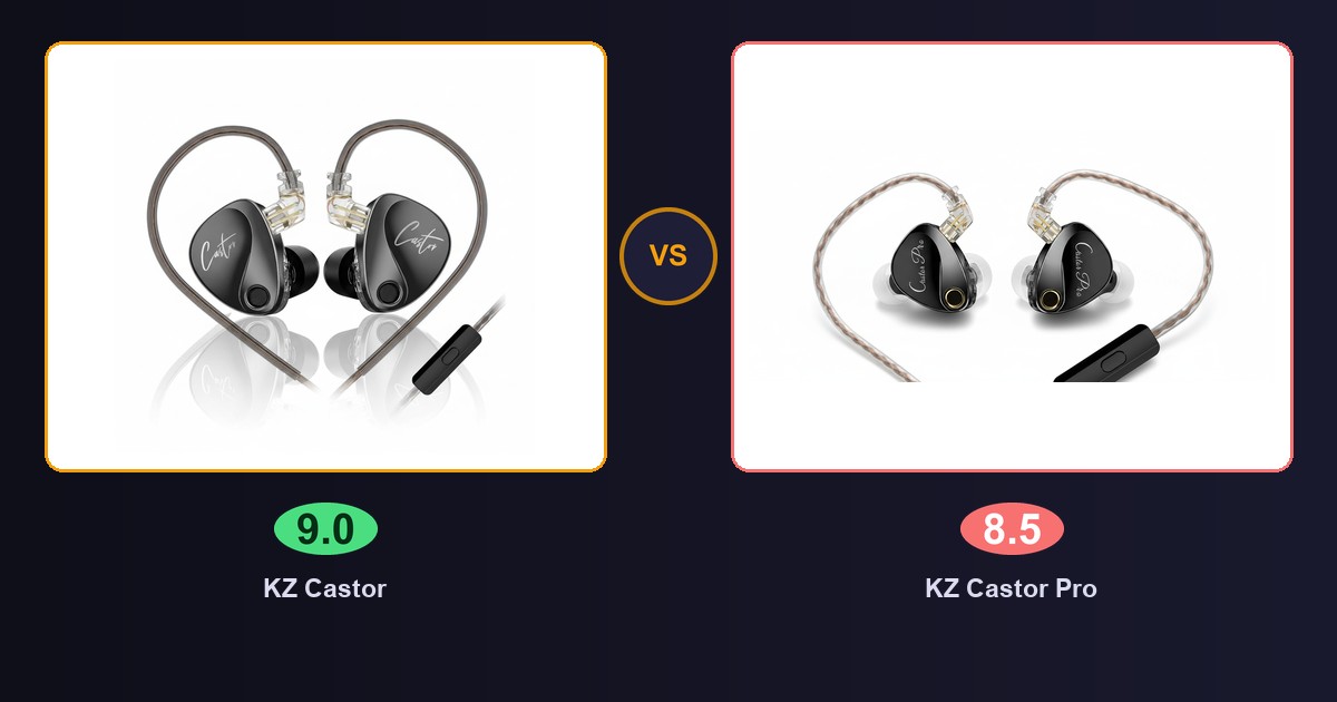 KZ Castor x KZ Castor Pro