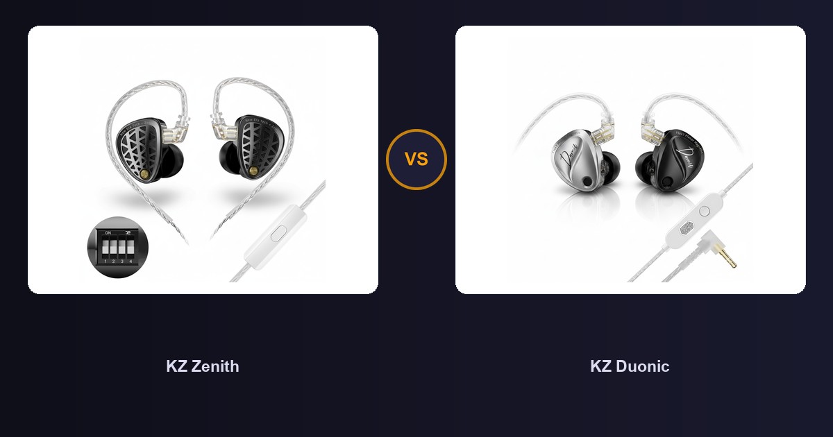 KZ Zenith x KZ Duonic
