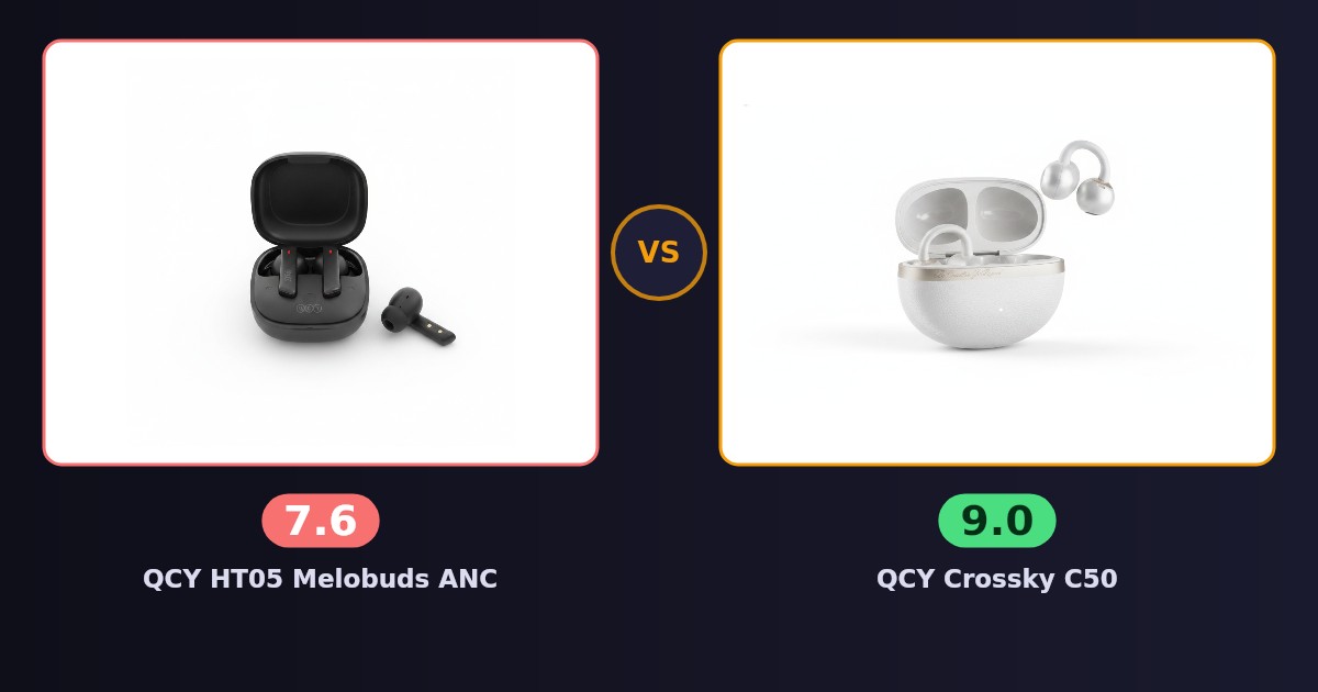 QCY HT05 Melobuds ANC x QCY Crossky C50