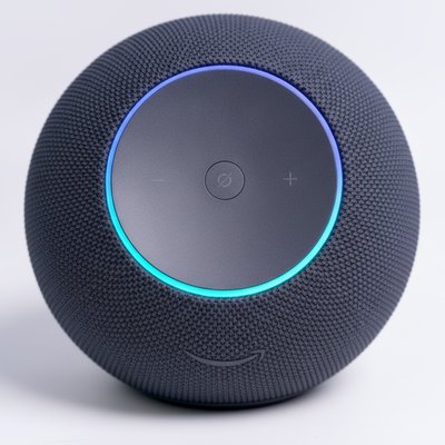 Caixa de som Amazon Echo Studio vista de frente